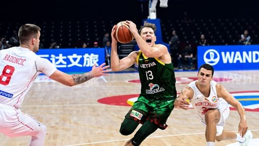 Rokas Jokubaitis, Valanciunas Shine as Lithuania Crushes Montenegro