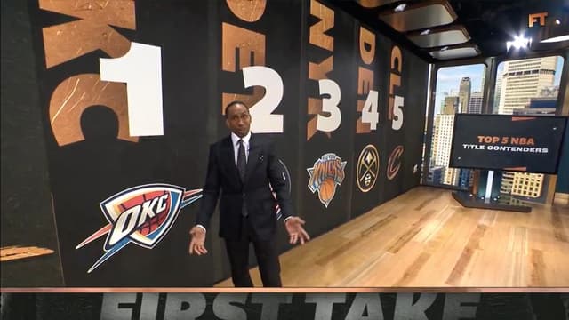Stephen A. Smith's Top 5 Title Contenders: Thunder Top the Chart