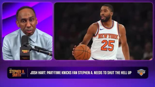 Stephen A. Doubles Down, Says He’s Been a Knicks Fan Longer Than Josh Hart’s Been Alive