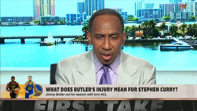Stephen A. Smith Says Jimmy Butler's ACL Means Warriors "Go Home In The First Round"