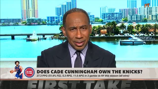 Cade Cunningham Has “Abused” Knicks in Season Sweep: Stephen A. Smith