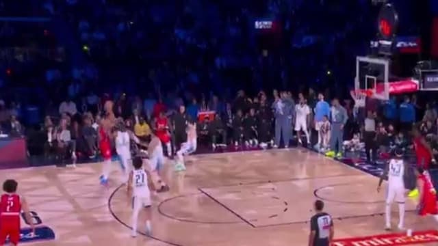 Scottie Barnes Hits Clutch Game-Winner Leading Team USA Stars to OT Win vs. Team World
