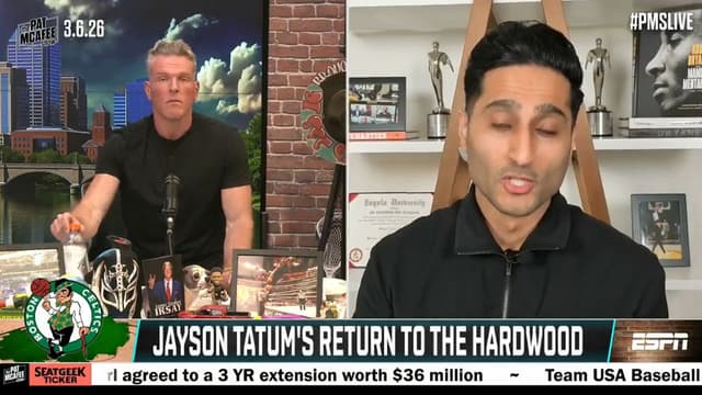 Shams: “He Looks Like Jayson Tatum… He Looks Great,” but Expect a Gradual Return