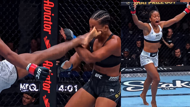 Shanelle Dyer Stops Ravena Oliveira After Missed Weight Drama at UFC London