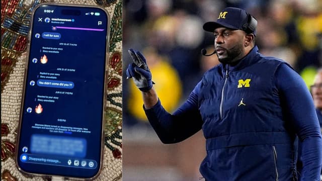 Sherrone Moore Immediately Begins DMing OnlyFans Model After Getting Out of Prison