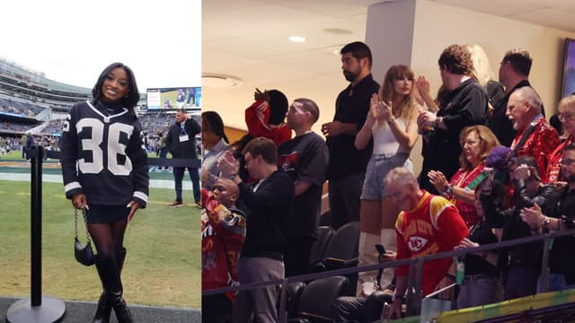 Simone Biles Makes Up For Taylor Swift’s Absence as Game Snaps Go Viral