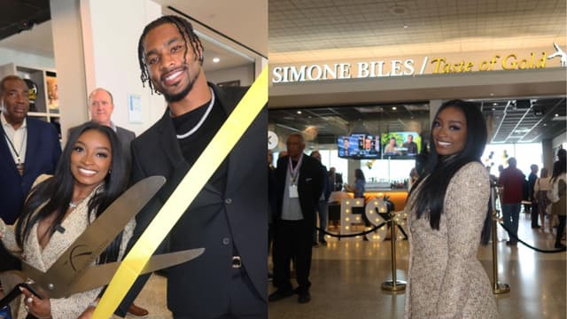  Simone Biles and Jonathan Owens Open Their New Restaurant at IAH Airport