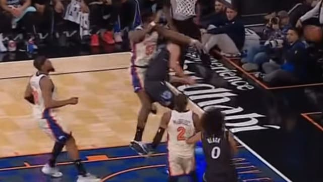 Franz Wagner Suffers Lower Left Leg Injury After Lob Attempt vs. Knicks