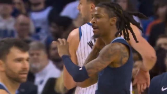 Ja Morant Debuts 'Bazooka' Celebration Against Orlando