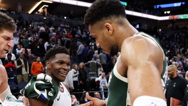 Giannis Antetokounmpo Wanted to Team Up With Anthony Edwards