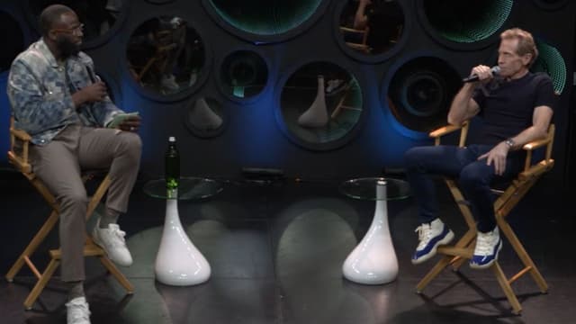 Skip Bayless Calls Draymond Green "Dirtiest Player in NBA History" to His Face