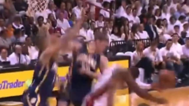 Udonis Haslem Sent a Message to Pacers After Tyler Hansbrough Hit Dwyane Wade