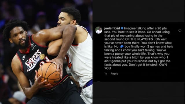 Karl-Anthony Towns and Embiid's 2019 Social Media Beef Resurfaces Before Round 2 Matchup