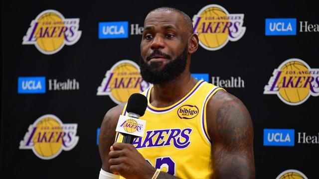 LeBron James Says Lakers Are "Sacrificing" and "Loving Playing for One Another"