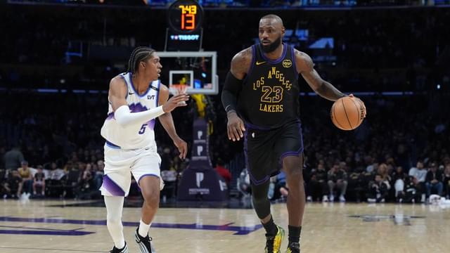 LeBron James Reflects on Facing 7 Utah Players Who Weren’t Born When He Debuted