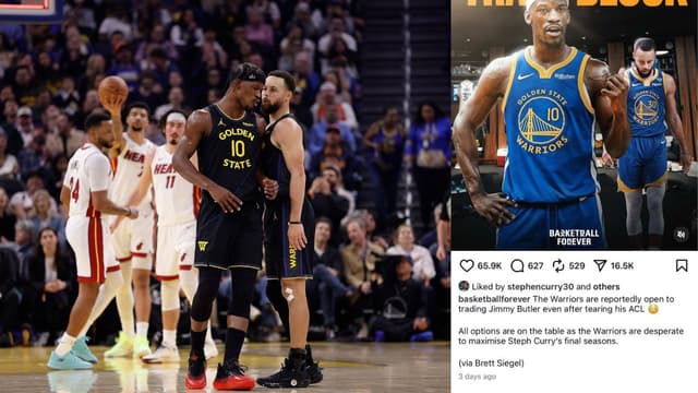 Stephen Curry Likes IG Post Signalling Warriors’ Willingness to Trade Jimmy Butler