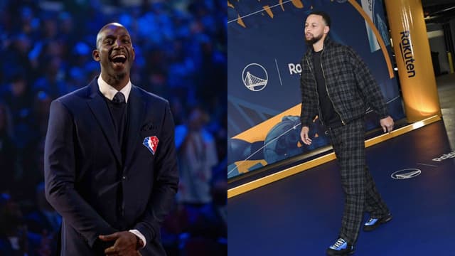 Stephen Curry Rocks Kevin Garnett’s Signature 3s, Gets Love From KG