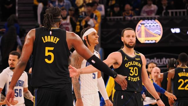 Stephen Curry Gives Kevon Looney a Shoutout While Pushing Big Weights in Workout