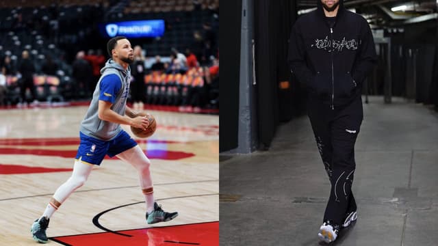 Steph Curry Rolls Into Toronto in NOCTA Glides, Warms Up in Kobe 11s