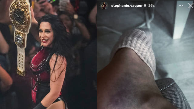 Stephanie Vaquer Recovering After Ankle Injury on Raw