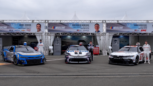 Jimmie Johnson Watches John Hunter Nemechek and Kamui Kobayashi Vanish at Fuji