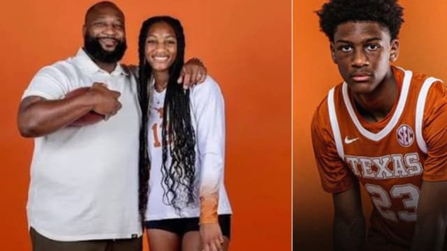 Marcus Spears on Cloud Nine as Son Marcus Jr. Commits to Texas Men's Basketball