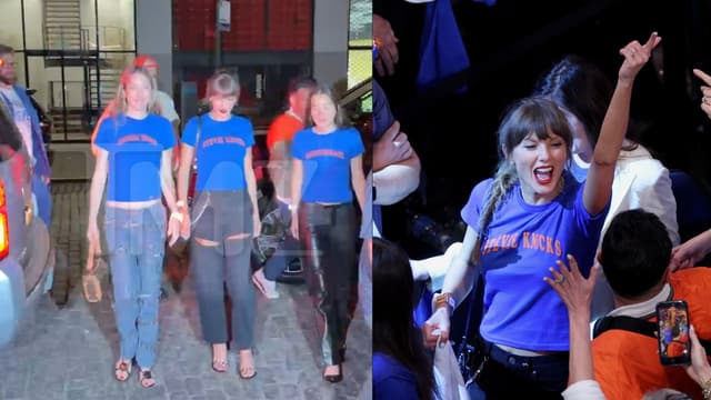 Taylor Swift Celebrates Knicks' Huge Game 4 Win at Zero Bond