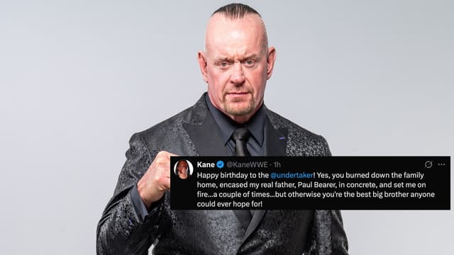 The Undertaker’s Birthday Gets Classic Kane Twist With Dark Humor Message