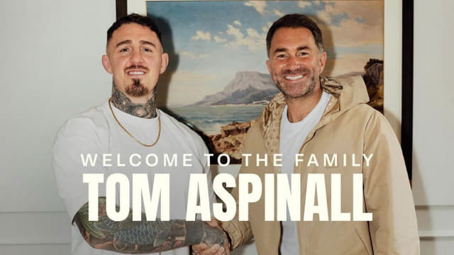 Eddie Hearn Reveals Emotional Talk With Tom Aspinall Before Matchroom Deal