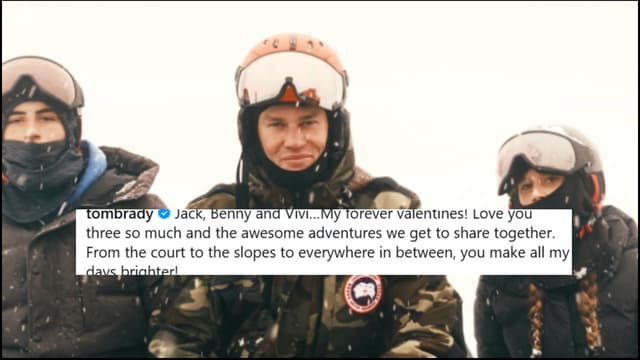 Tom Brady Calls His Three Children “Forever Valentines” in Sweet Message