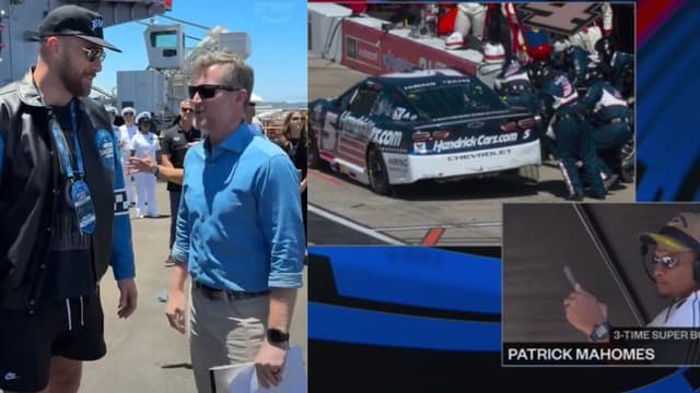 Travis Kelce Attends NASCAR Race Without Taylor Swift in San Diego