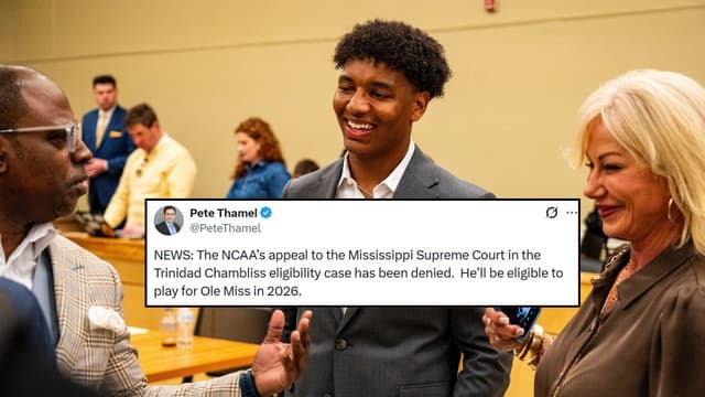 NCAA Loses Appeal in Trinidad Chambliss Eligibility Case
