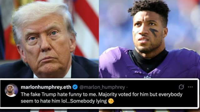 Marlon Humphrey Sides With Jaxson Dart Over Donald Trump Introduction Speech