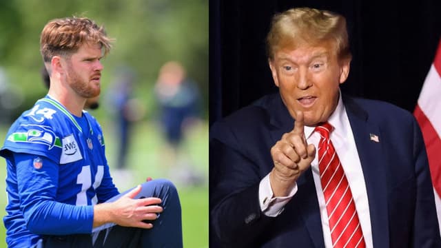 Donald Trump's Official Height, Weight Match Seahawks' Sam Darnold 