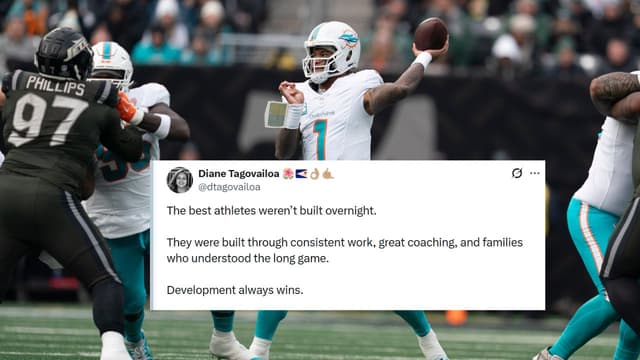 Tua Tagovailoa’s Mom Weighs In on “Best Athlete” Following Falcons Move