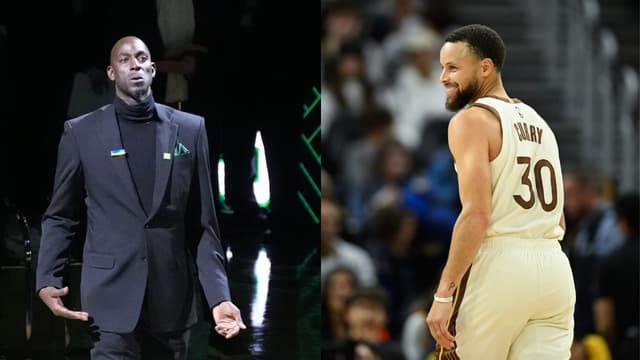 Kevin Garnett Calls Stephen Curry the GOAT of the Modern Era