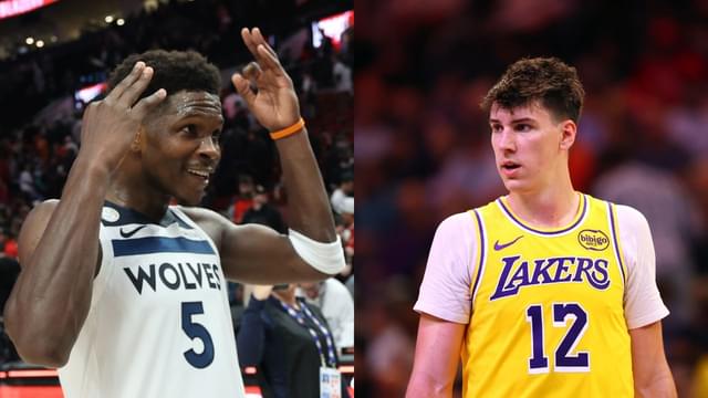 Jake LaRavia Reacts to Anthony Edwards’ “Who’s Number 12?” Viral Clip