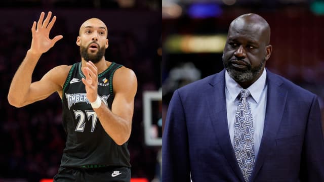 Carmelo Anthony Asks Shaquille O'Neal to Leave Rudy Gobert Alone