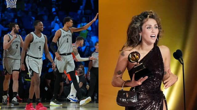 Spurs Play Miley Cyrus in the Locker Room After Ending OKC's Streak