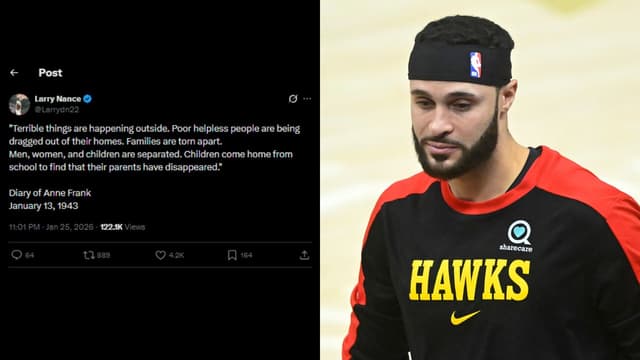 Larry Nance Quotes Anne Frank After Alex Pretti Shooting
