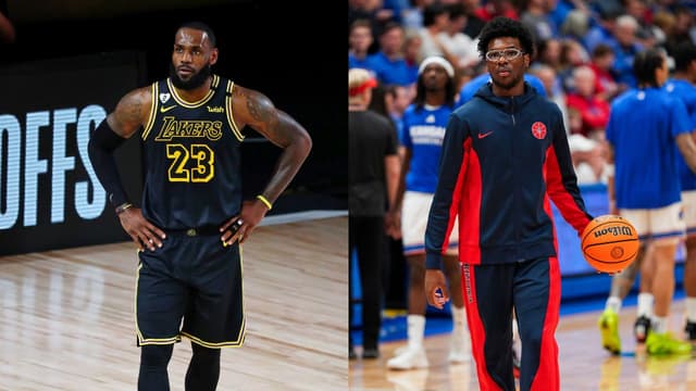 LeBron James Reacts to Bryce James' Arizona Wildcats' Title Win