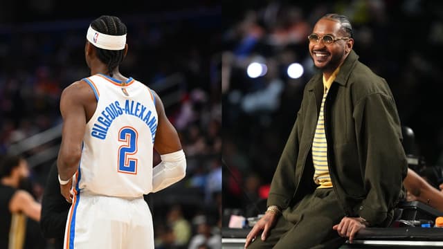 Carmelo Anthony Says Shai Gilgeous-Alexander Is the Clear Cut NBA MVP