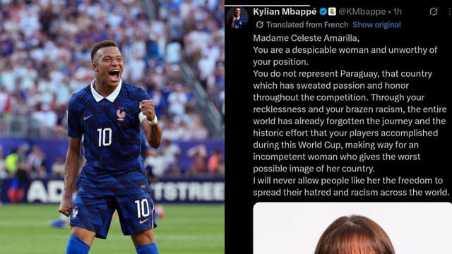 Kylian Mbappe Fires Back at Racist Paraguayan Senator  
