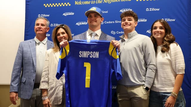 Rams Sign First-Round Pick Ty Simpson to Rookie Contract