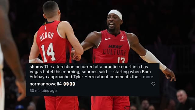 Norman Powell Reacts to Reported Bam Adebayo-Tyler Herro Altercation