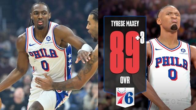 Tyrese Maxey Unamused With His 2K26 Likeness