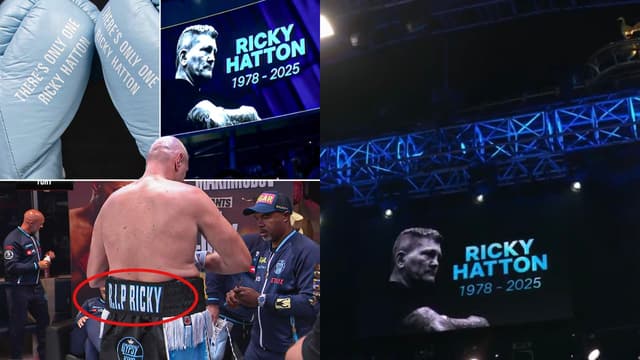 Tyson Fury Honors Ricky Hatton With Man City-Themed Tribute Ring Walk