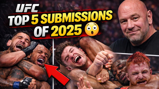 UFC Names Top Five Submissions of 2025 