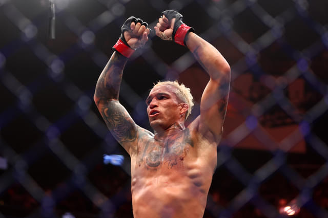 Charles Oliveira Emotional After UFC Rio Win, Credits Parents for His Journey