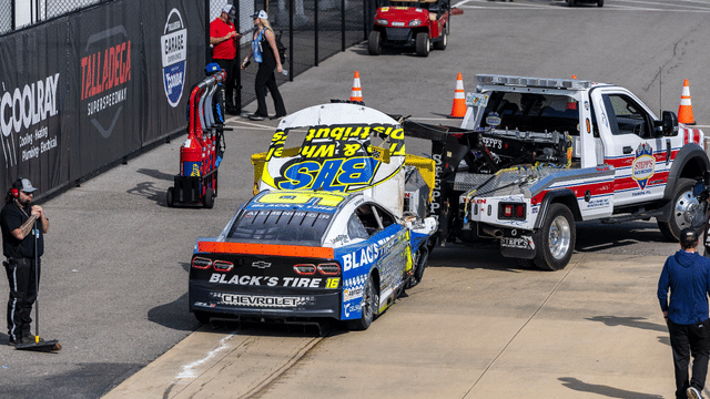 AJ Allmendinger Knocked Breathless in Fiery Talladega Crash